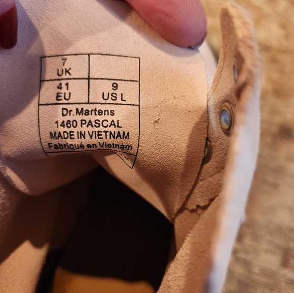 Pink Tie Dye Dr. Martens 9 Women - Picture 7 of 9